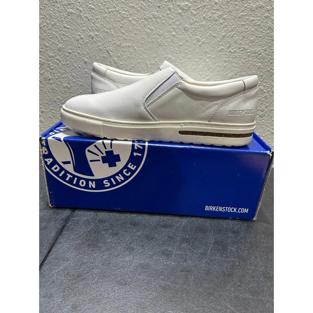 Birkenstock Oswego Natural Leather White EU 40 US L9 M7 Womens Mens